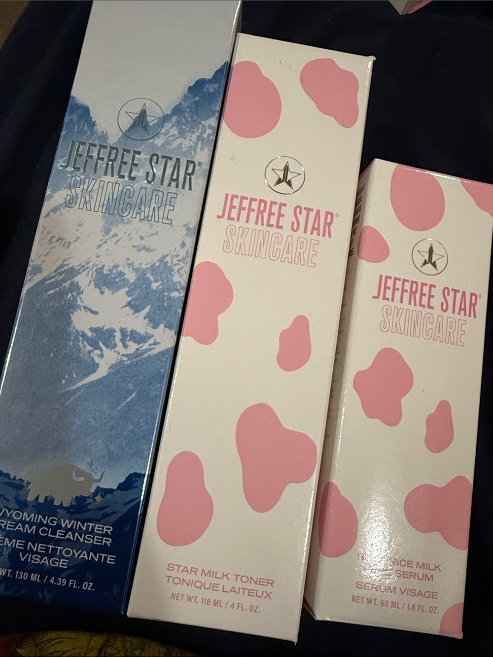 Jeffree Star Skincare Pink & Blue Serum and Toner Set